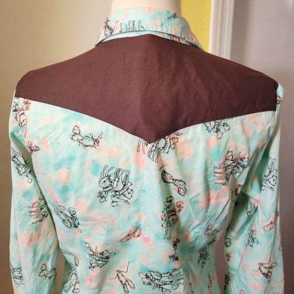 Shyanne Women's Western Snap Button Down Shirt size Small - Picture 6 of 10